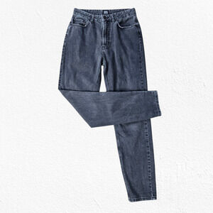 BDG Urban Outfitters Black Wash High Waisted Mom Fit Straight Leg Jeans Size 26